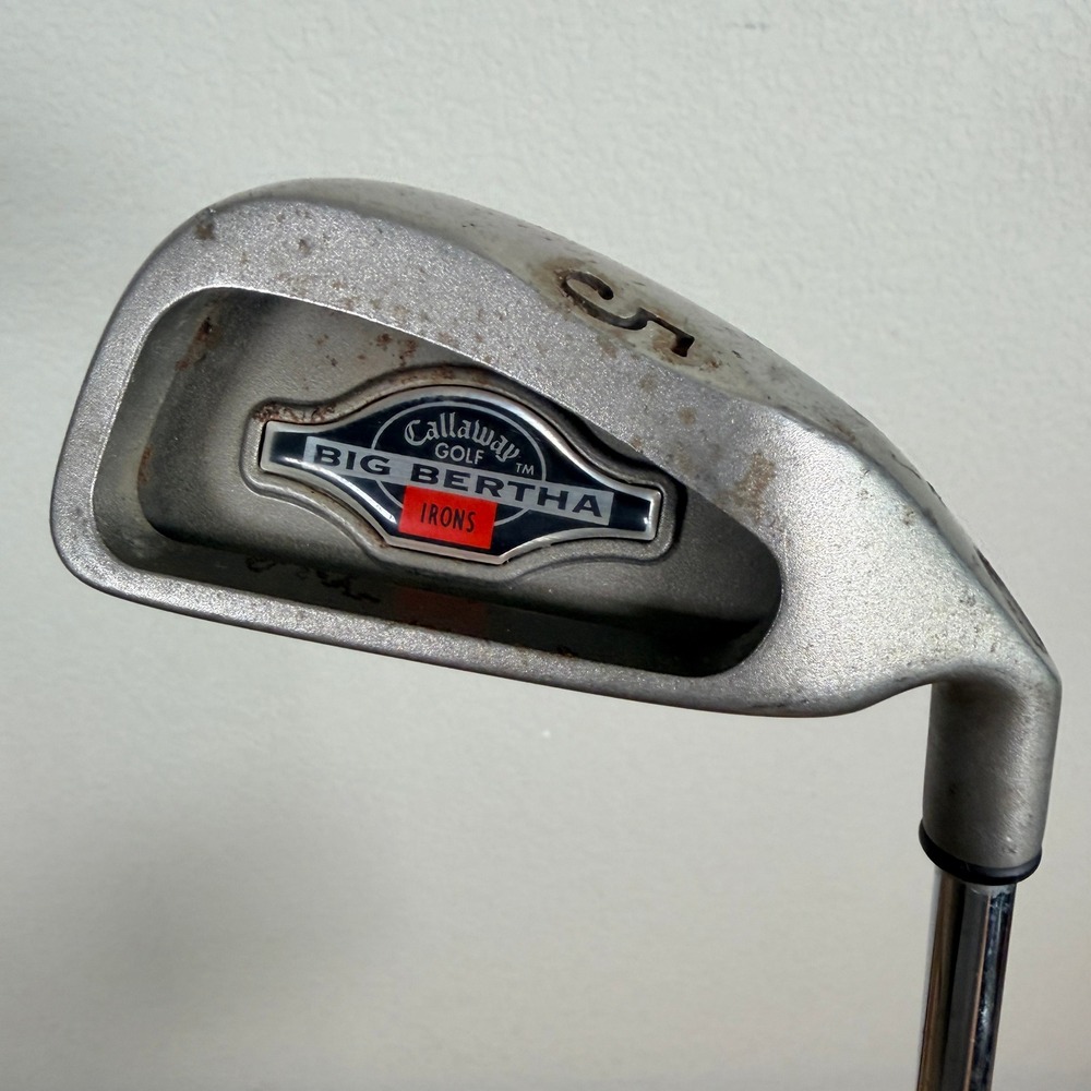 Callaway Big Bertha 5 Iron Mens Regular Flex Memphis 10 Steel Shaft Right Handed